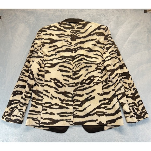 Dolce‎ & Gabbana Zebra Print Suit Jacket-Check Photos/Measurements For Size - Picture 2 of 16